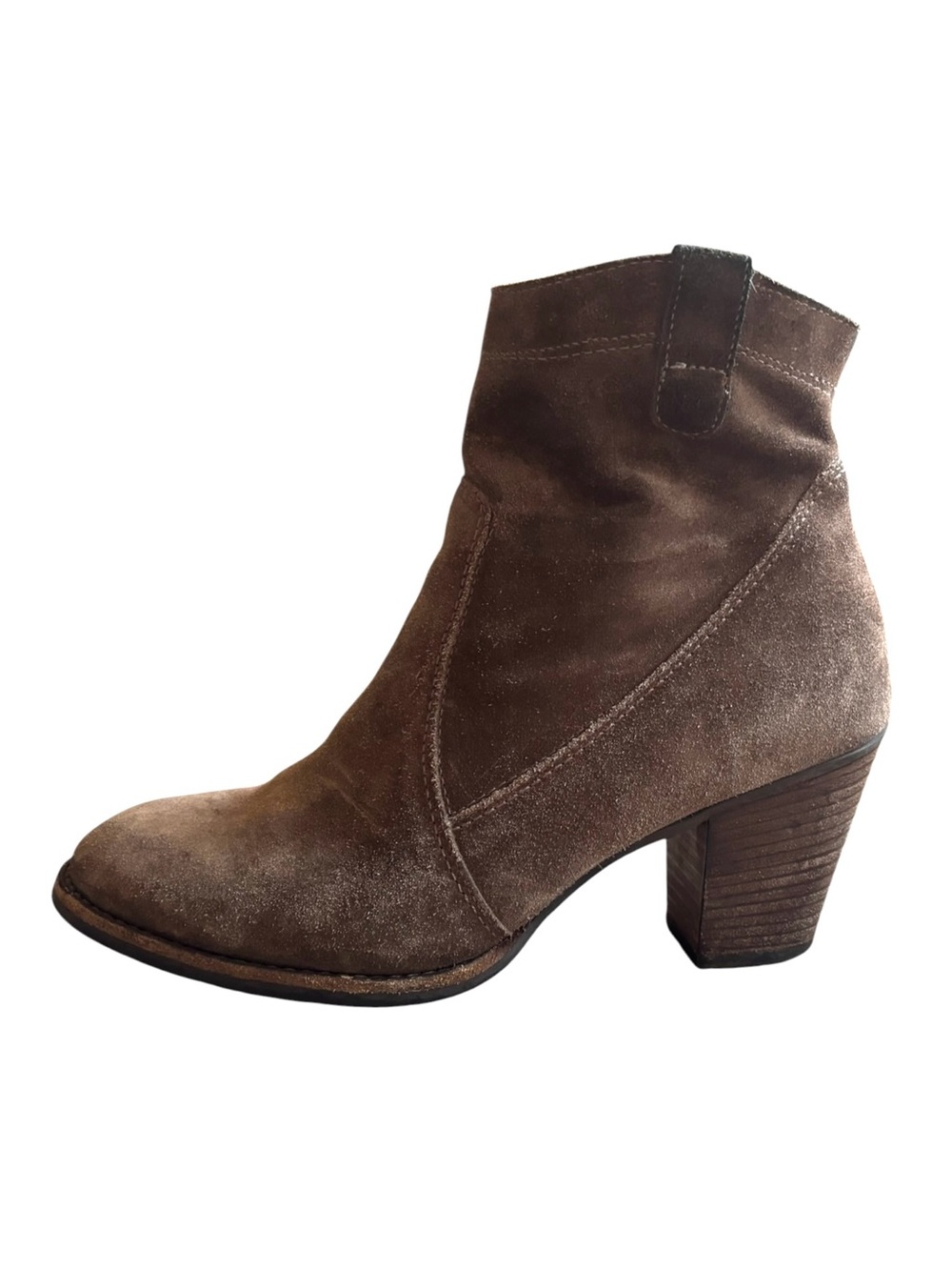 Paul Green Jax Suede Leather Boot chocolate Brown UK 5.5/ US 8 western festive